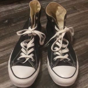 Converse All Stars Black High Tops WOMEN’S SIZING
